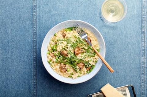 Welsh lamb rocket and parmesan risotto recipe