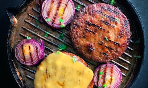 vegan burger on grill unsplash Copy 1 