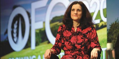 Environment secretary, Theresa Villiers,