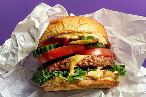 Plant-based burger