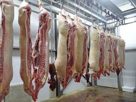 abattoir stock image  