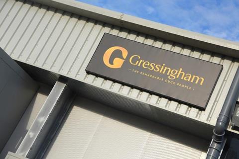 The new Gressingham Foods distribution centre in Redgrave, Diss