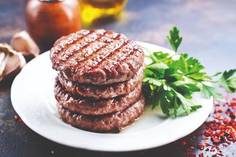 Cooked burgers