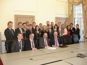 Members of the Poultry Industry Programme meet with Minister David Heath.
