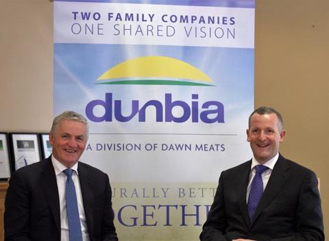 Jim Dobson l and Niall Browne r 