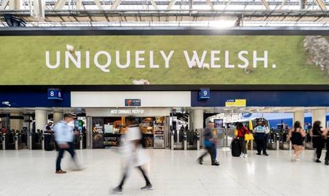 Waterloo Station HCC Uniquely Welsh Advert Copy 