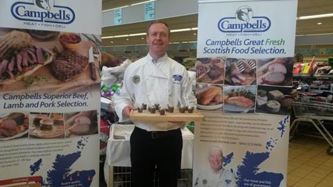 Campbells Scotch haggis now in Aldi stores across Scotland.