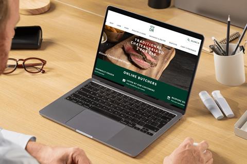 Donald Russell website mockup