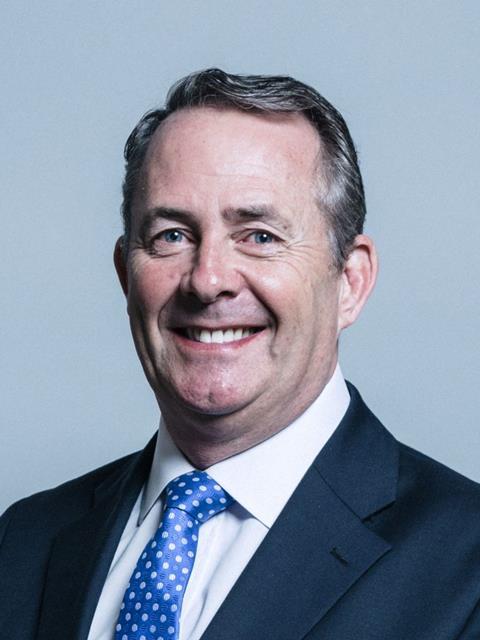 Official portrait of Dr Liam Fox crop 2 