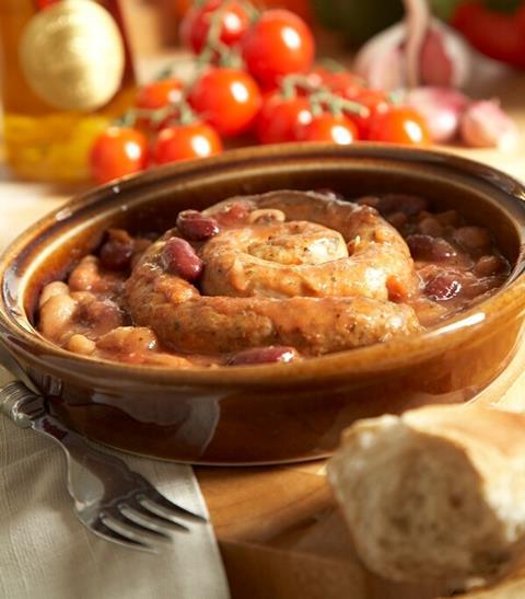 sausage hotpot 1