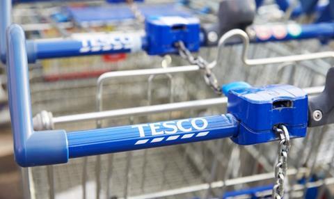 Tesco trolleys