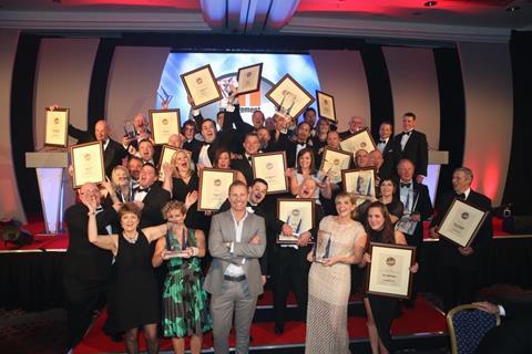 Group shot of winners from the MM Awards 2015