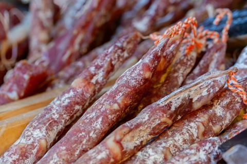 Cured sausages