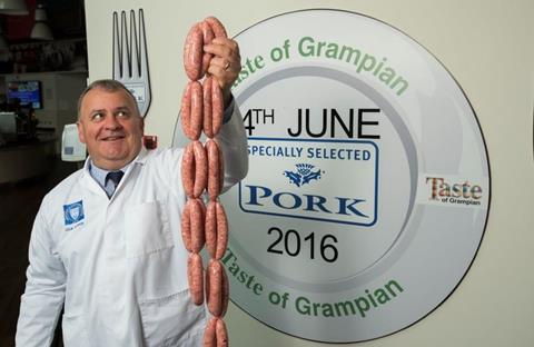 Auctioneer and star of BBC’s The Mart, Colin Slessor, will also be joining in the sausage-making fun on Saturday at Taste of Grampian.