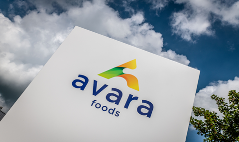 Avara Foods logo against sky 