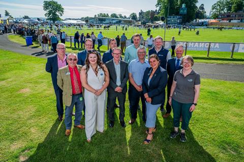 QMS's Kate Rowell and Sarah Millar with the Scottish Red Meat Resilience Group at the 2025 Royal Highland Show