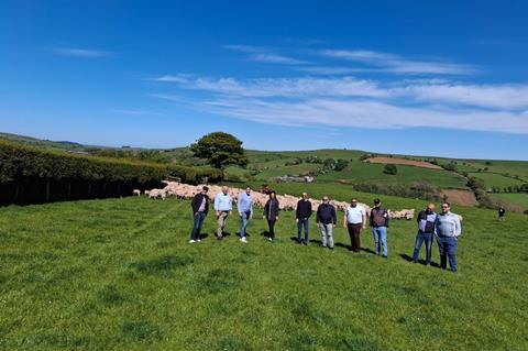 Italian visit to Merthyr Cynog farm