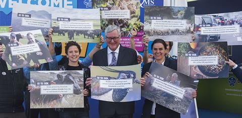 Mairi Gougeon MSP Fergus Ewing MSP and Kate Rowell