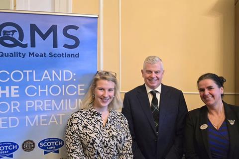 Lucy Ozanne, Industry Strategy & Public Affairs Manager, Gordon Newlands, Brands Development Manager, and Kate Rowell, Chair of QMS