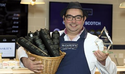 Scotlands current Black Pudding Champion Nigel Ovens Copy 