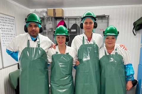 Chesterfield Poultry plant inspection assistants