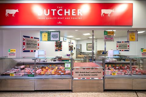Morrisons butchers counter