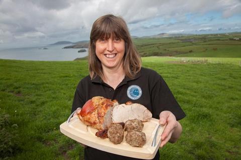 Sharon Jones of of Moch Llyn, Rhiw on the Llyn Peninsula.