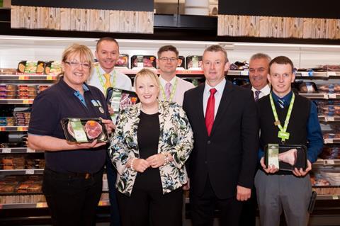 Welsh Government’s Farming and Food Minister Rebecca Evans supporting PGI Welsh Lamb.