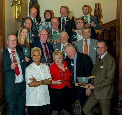 Monica Galetti with this year's Smithfield Award winners.