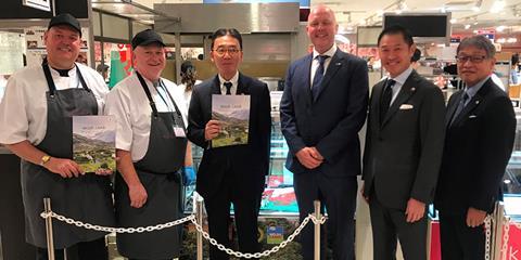 HCC’s Rhys Llywelyn launches a food fair in Osaka