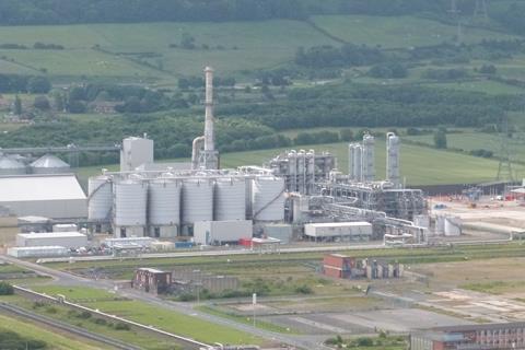 Ensus UK bioethanol plant aerial view