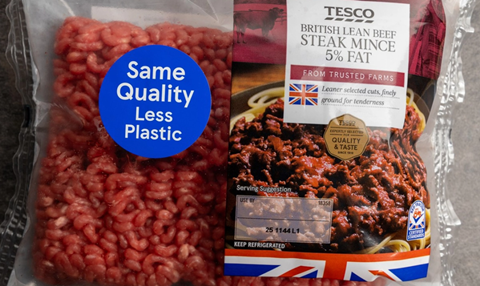 Tesco pillow pack mince 