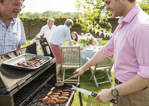 Dad BBQing 
