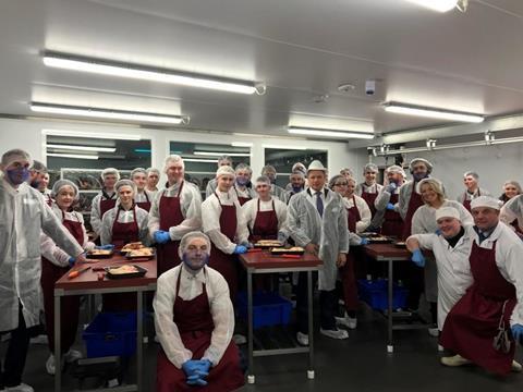 A group photo from last year's after the 'hands on butchery session'.